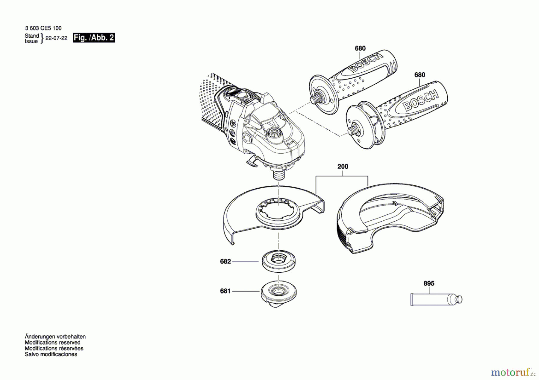 Bosch Akku Werkzeug Akku-Winkelschleifer AdvancedGrind 18V-80 Seite 2