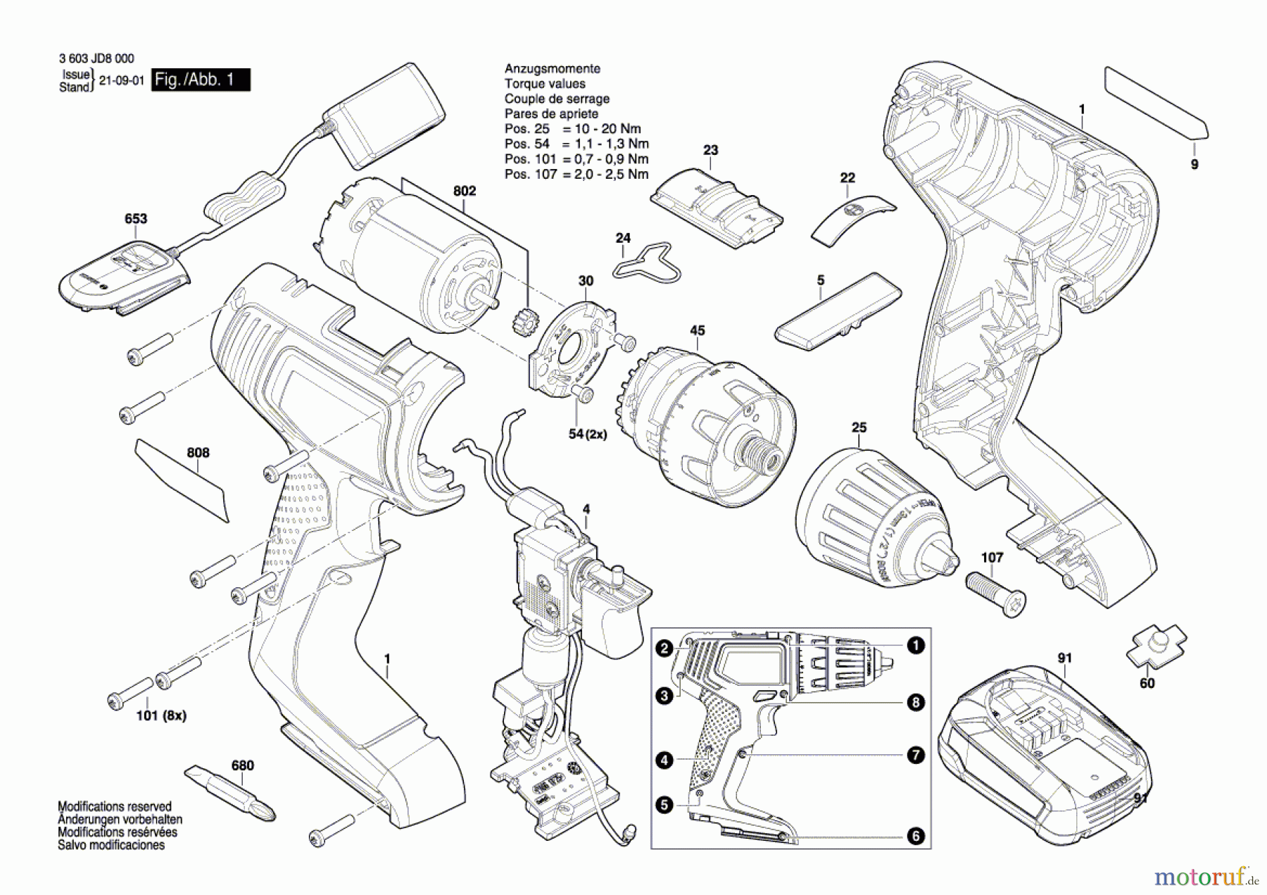 Bosch Akku Werkzeug Akku-Bohrschrauber EasyDrill 18V-40 Seite 1