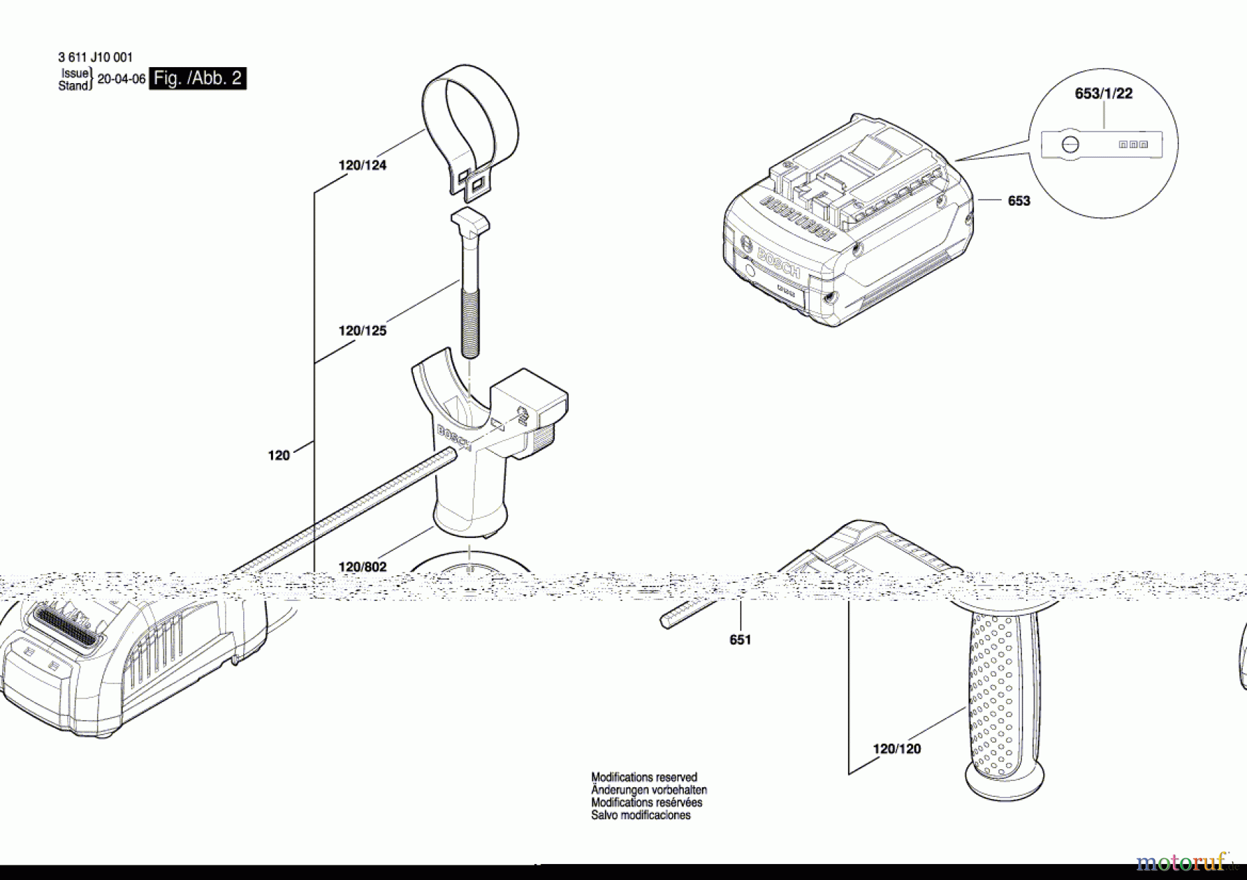  Bosch Akku Werkzeug Akku-Bohrhammer GBH 18V-26 Seite 2