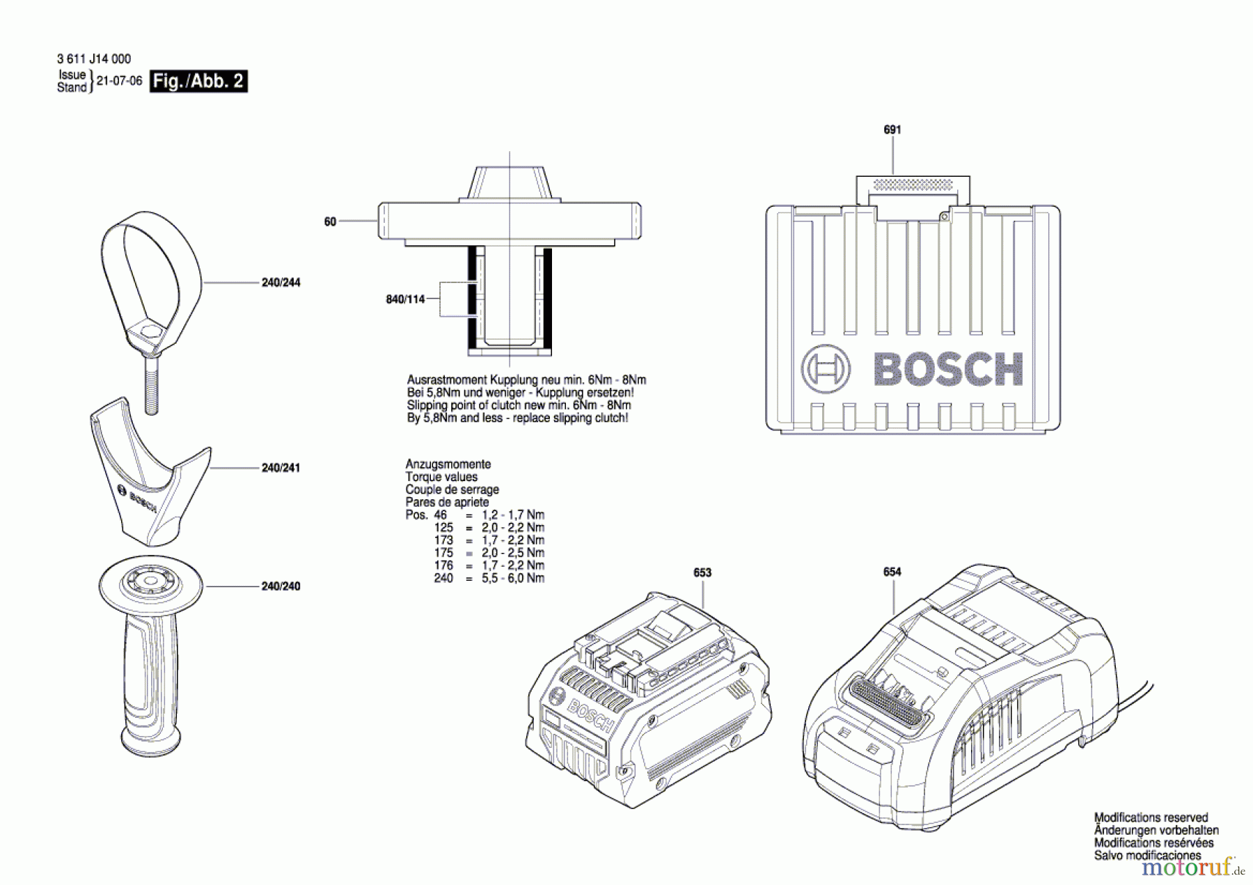  Bosch Akku Werkzeug Akku-Bohrhammer GBH 18V-34 CF Seite 2