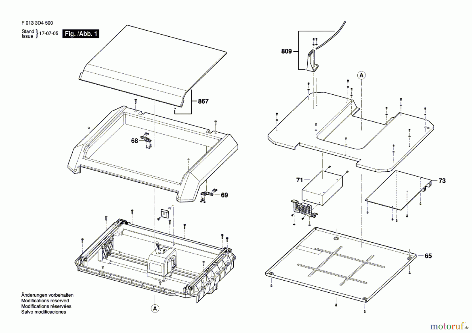  Bosch Werkzeug Drucker 3D45 Seite 1