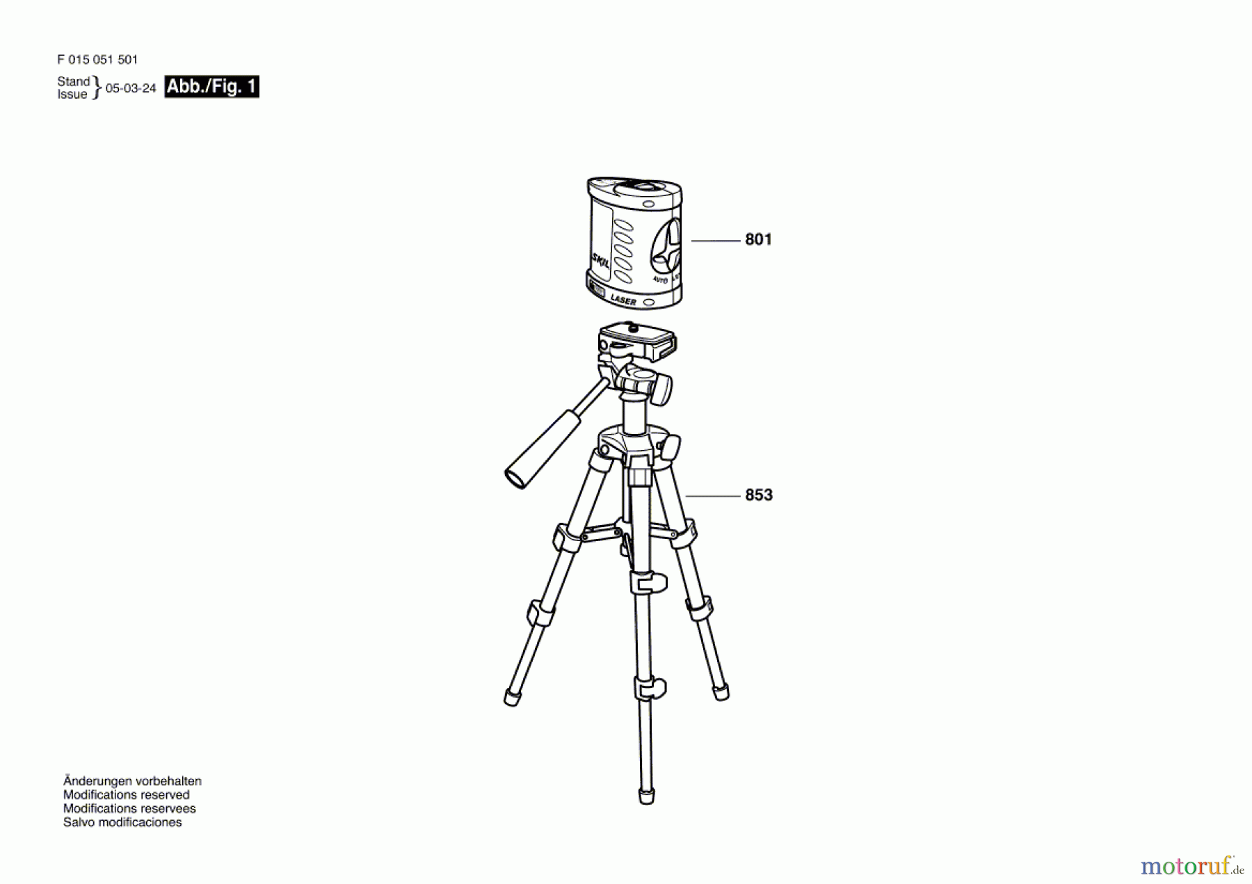 Bosch Werkzeug Laser 0515 Seite 1