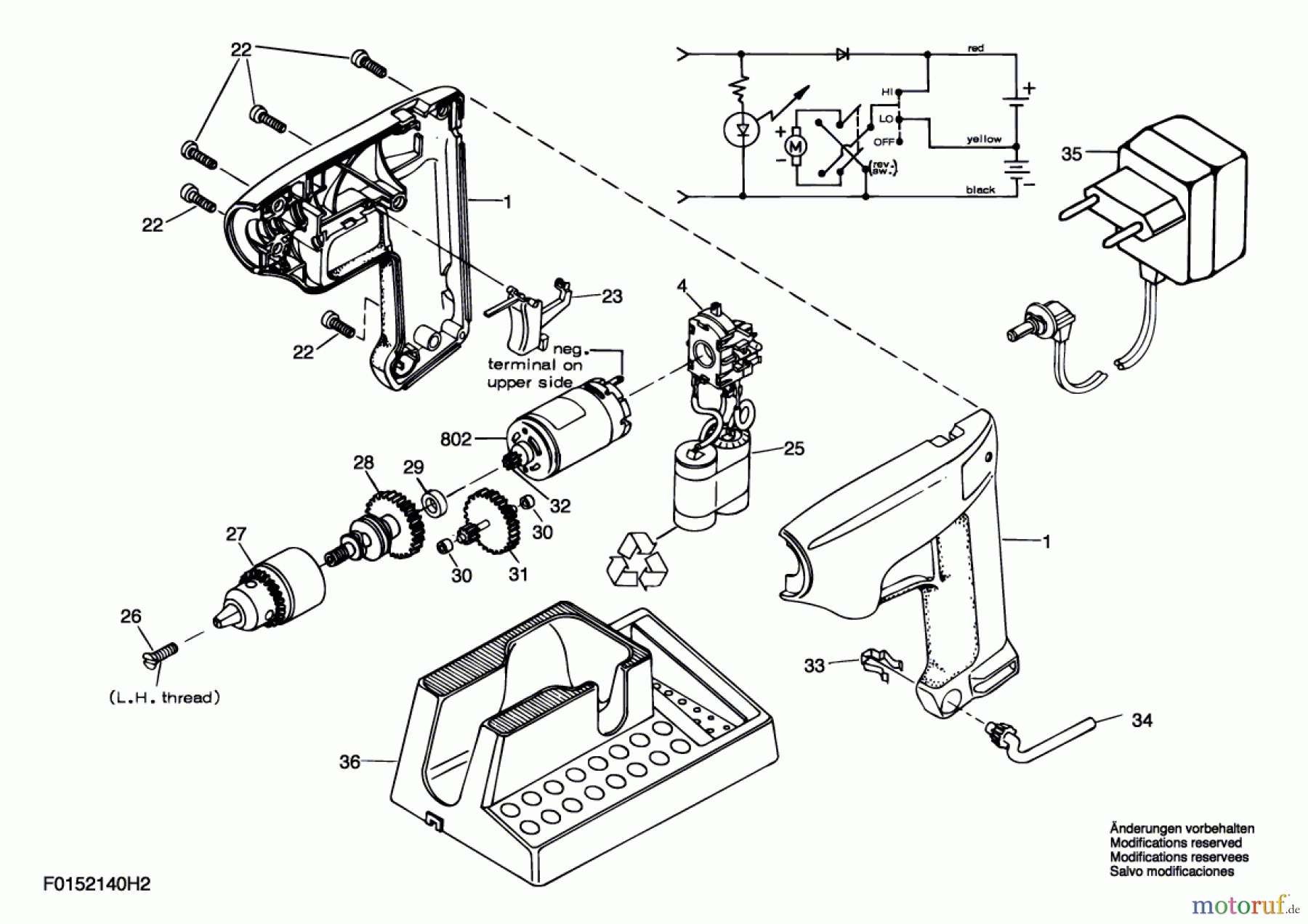  Bosch Akku Werkzeug Gw-Akku-Bohrmaschine 2140 Seite 1