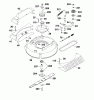 Wolf-Garten OHV 2 6195000 Series A (2004) Ricambi Deck housing, Blade, Blade adapter
