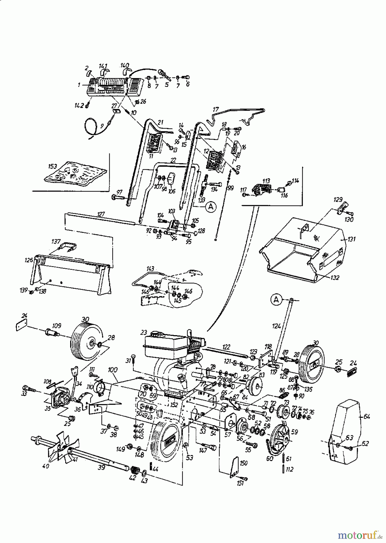  Gutbrod Petrol verticutter MV 404 16APL01U690  (2001) Basic machine