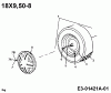 Edt EDT 145 H-102 13CP793N610 (1999) Listas de piezas de repuesto y dibujos Rear wheels