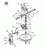 MTD GES 45 Q 12A-694E678 (1998) Listas de piezas de repuesto y dibujos Gearbox