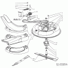 MTD Pinto 13A6064-678 (2001) Listas de piezas de repuesto y dibujos Mowing deck 24"/60cm