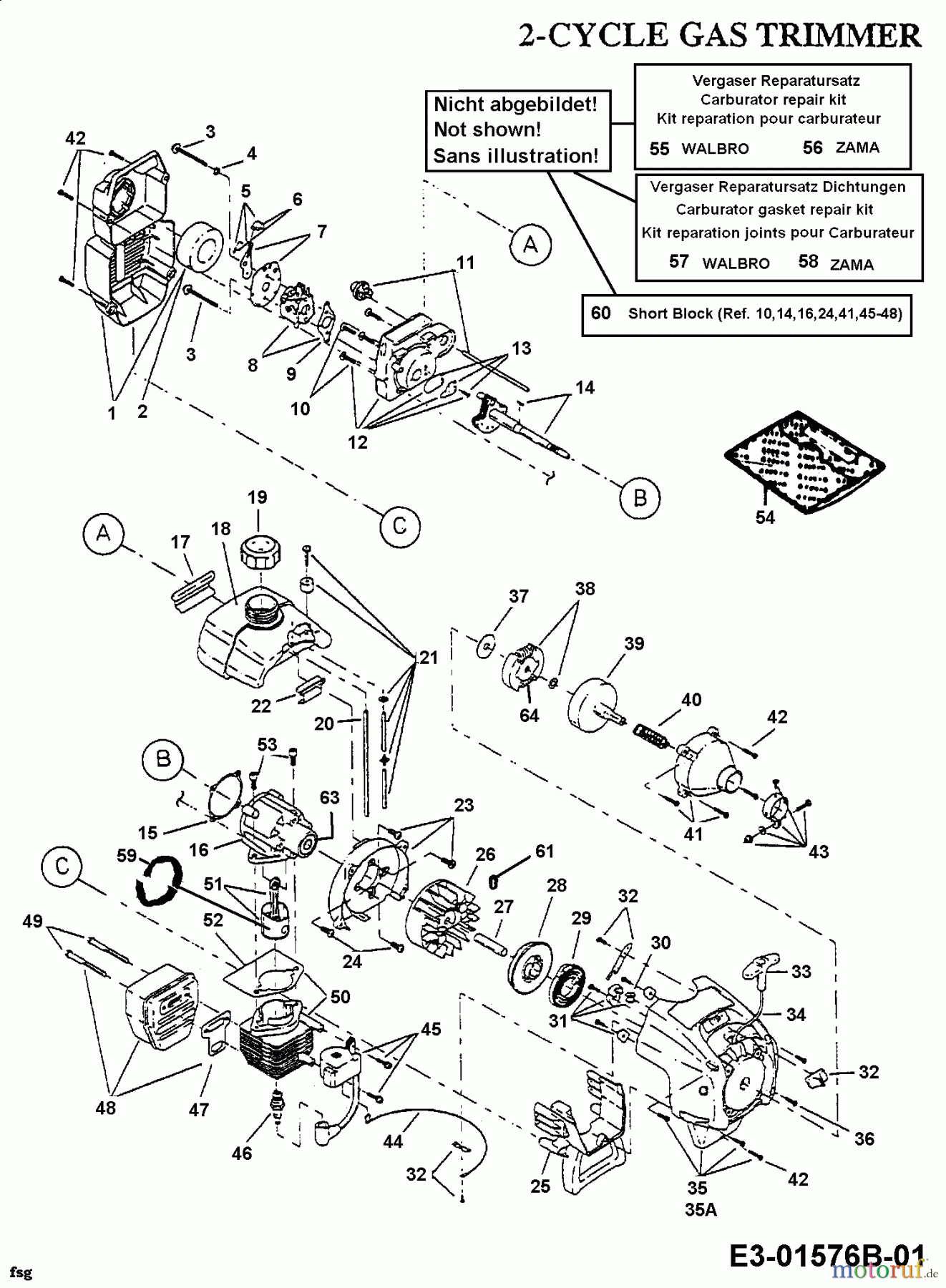  MTD Brush cutter 790 41AD790G678  (2001) Engine