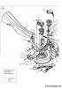 Gutbrod GLX 92 RHL 13AD516E690 (2002) Listas de piezas de repuesto y dibujos Mowing deck E (36"/92cm) with 1 idler pulley