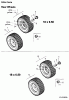 MTD untill 2011 SE 150 H 13BA518E678 (2003) Spareparts Rear wheels