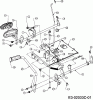 MTD 175/105 H 13A3497N676 (2008) Listas de piezas de repuesto y dibujos Pedals