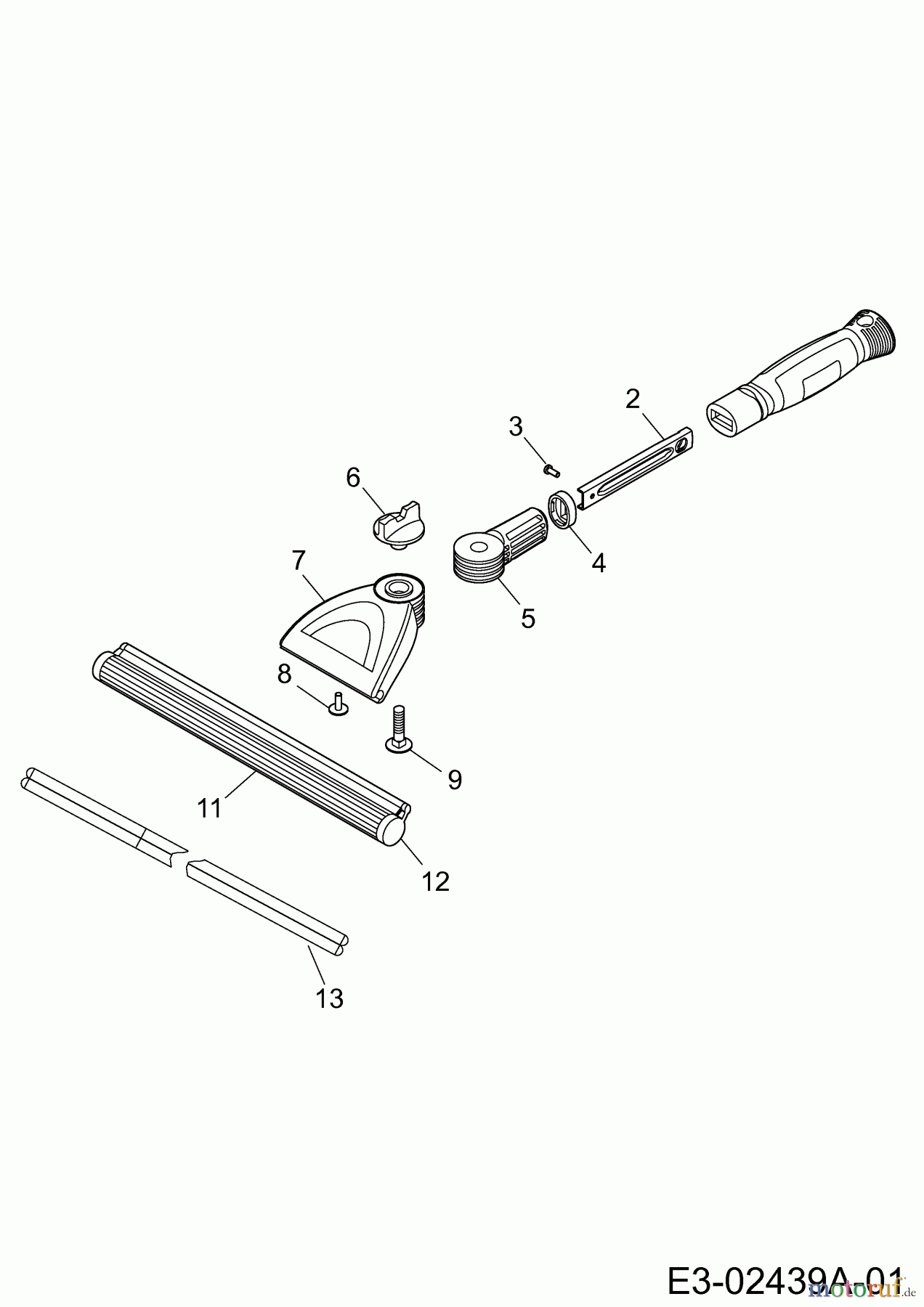  Wolf-Garten  multi-star® - Cleaning equipment EW-M (Window squeegee) 3908000  (2006) Basic machine