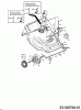 MTD GES 46 XE 124E648E678 (1994) Ricambi Height adjustment, Front wheels