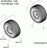 Iks-Pro 200 KLA 13AP798G660 (2006) Listas de piezas de repuesto y dibujos Front wheels