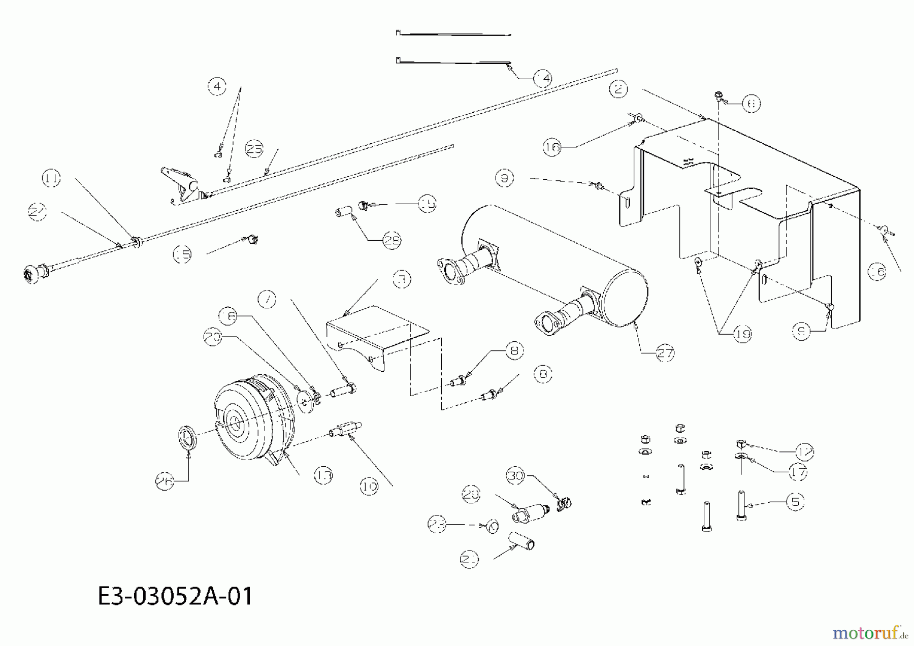 Cub Cadet Garden tractors HDS 2205 14A-2E7-603  (2008) Engine accessories
