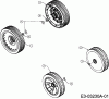 MTD PLATINUM 48 SP 12A-16AQ686 (2007) Listas de piezas de repuesto y dibujos Wheels