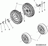 MTD SP 53 CWH 12A-98EQ678 (2009) Listas de piezas de repuesto y dibujos Wheels