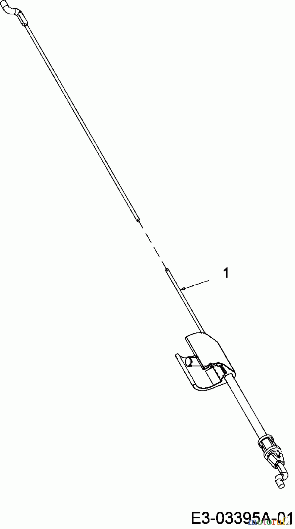  MTD Petrol mower self propelled 53 SPH-55 12BV849Q600  (2007) Control cable brake