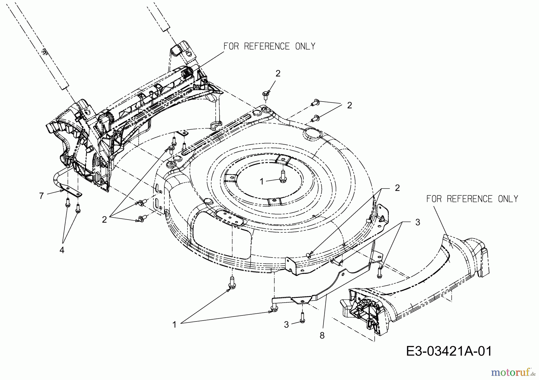  MTD Petrol mower Smart 53 PB 11A-B25D600  (2014) Rear Rod