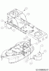 Verts Loisirs VL 96 T 13I276KF617 (2018) Listas de piezas de repuesto y dibujos Covers mowing deck F (38"/96cm)