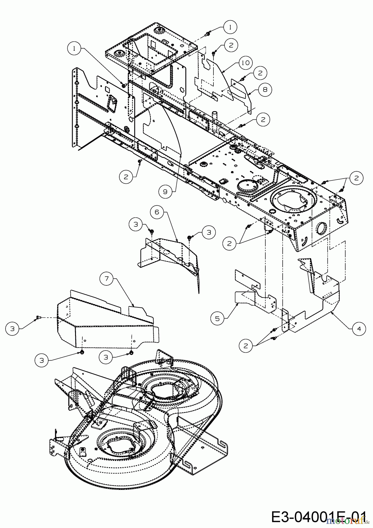  Dormak Rasentraktoren TX 36 T 13HH76SE699  (2017) Keilriemenschutz Mähwerk E (36