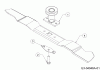 Mastercut MC 53 SPO 12A-84J6659 (2015) Listas de piezas de repuesto y dibujos Blade, Blade adapter
