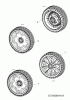 WOLF-Garten Expert Expert 530 A 12A-PUKC650 (2016) Listas de piezas de repuesto y dibujos Wheels