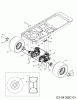 Massey Ferguson MF 50-23 ZT 17AF2ACP695 (2013) Listas de piezas de repuesto y dibujos Drive system, Rear wheels 18x9,5-8