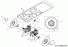 MTD P 155 HZ-G 17AE2ACG678 (2009) Listas de piezas de repuesto y dibujos Drive system, Wheels