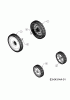 MTD SPK 53 HW 12AI867D678 (2008) Ricambi Wheels serial no. ...K...