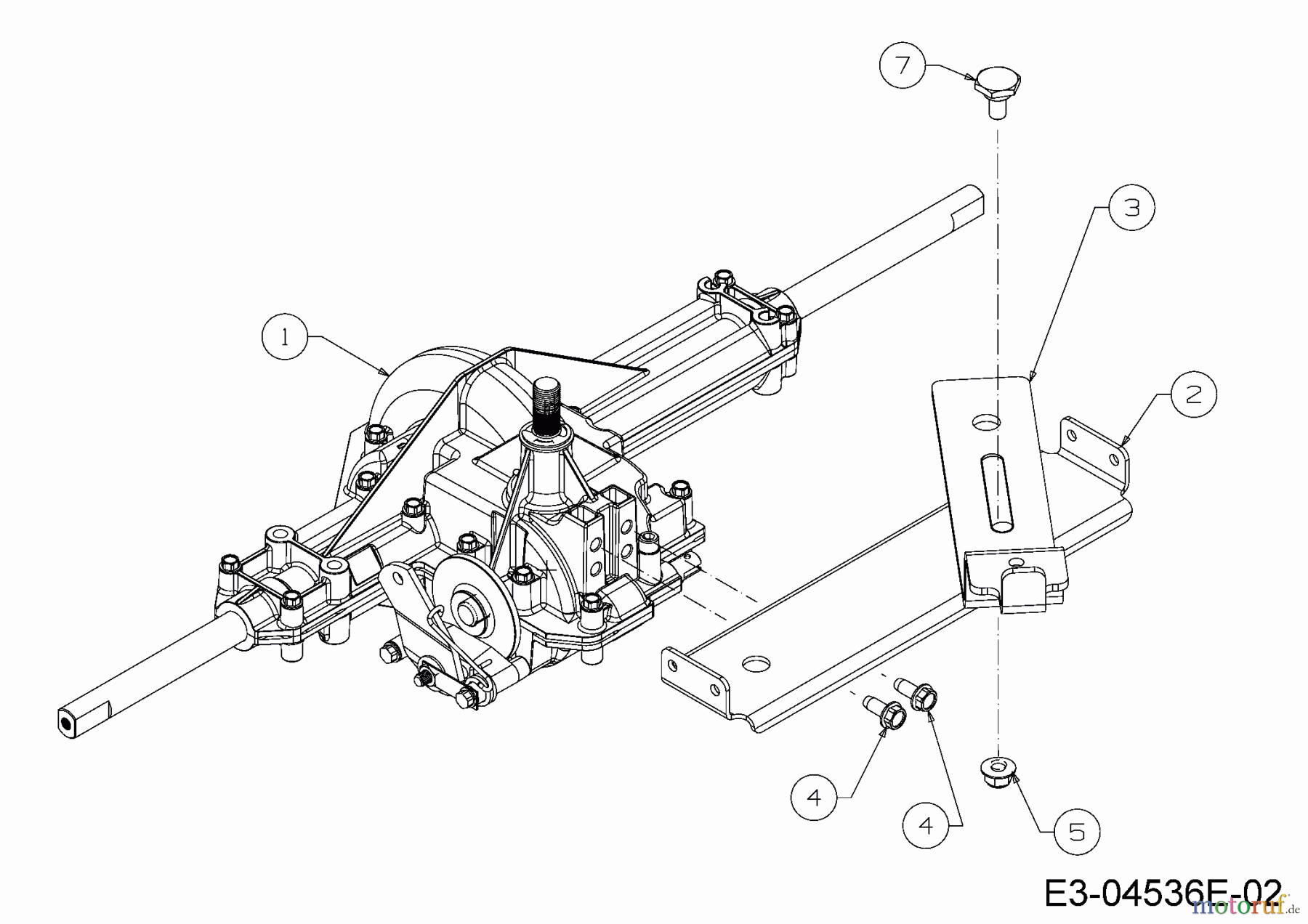  Cub Cadet Lawn tractors CC 917 AF 13HN90AF603  (2016) Bracket gearbox, Bracket tension pulley