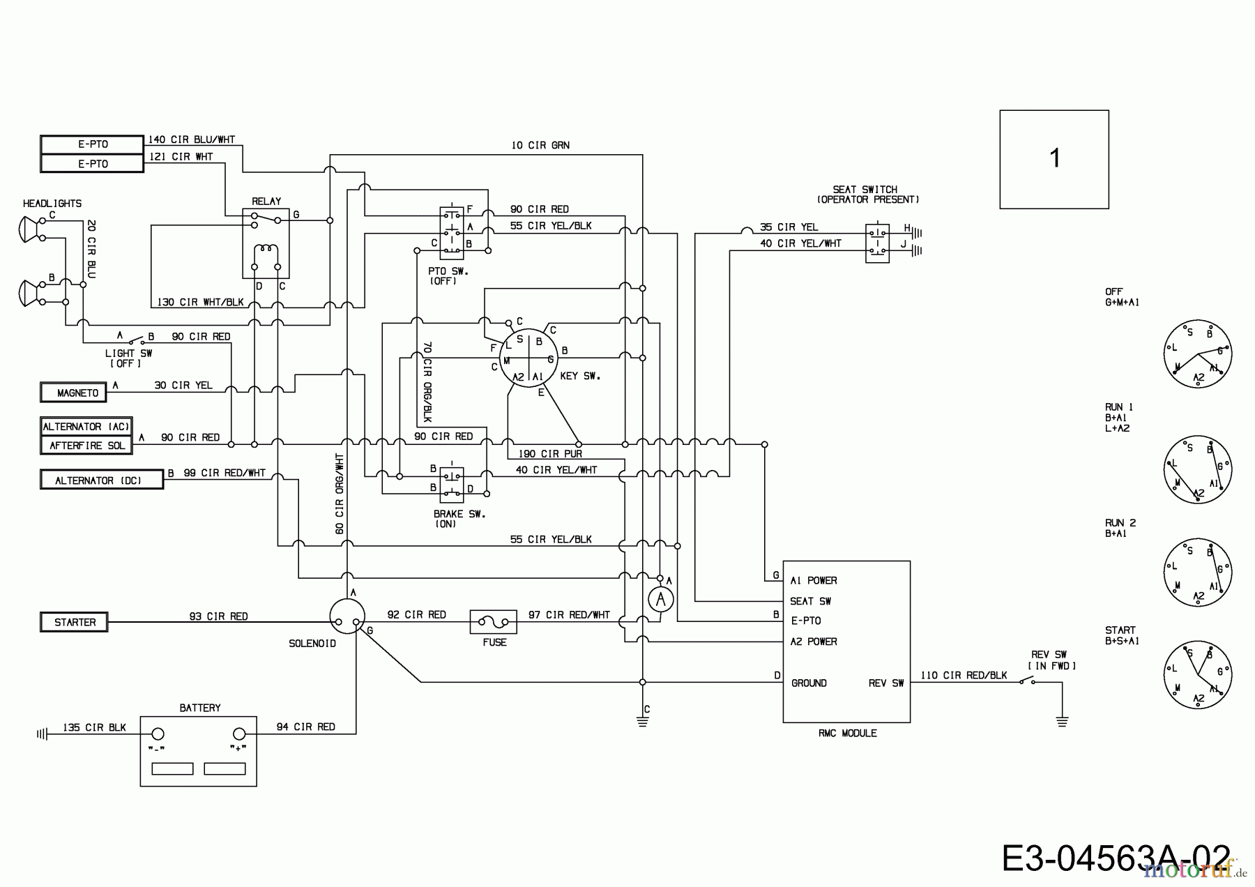  Verts Loisirs Lawn tractors VLK2 25H127 GC 13AI92TP417  (2009) Wiring diagram