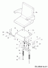 Cub Cadet CC 3250 RDH 4 WD 54A1G8RU603 (2008) Ricambi Seat de luxe
