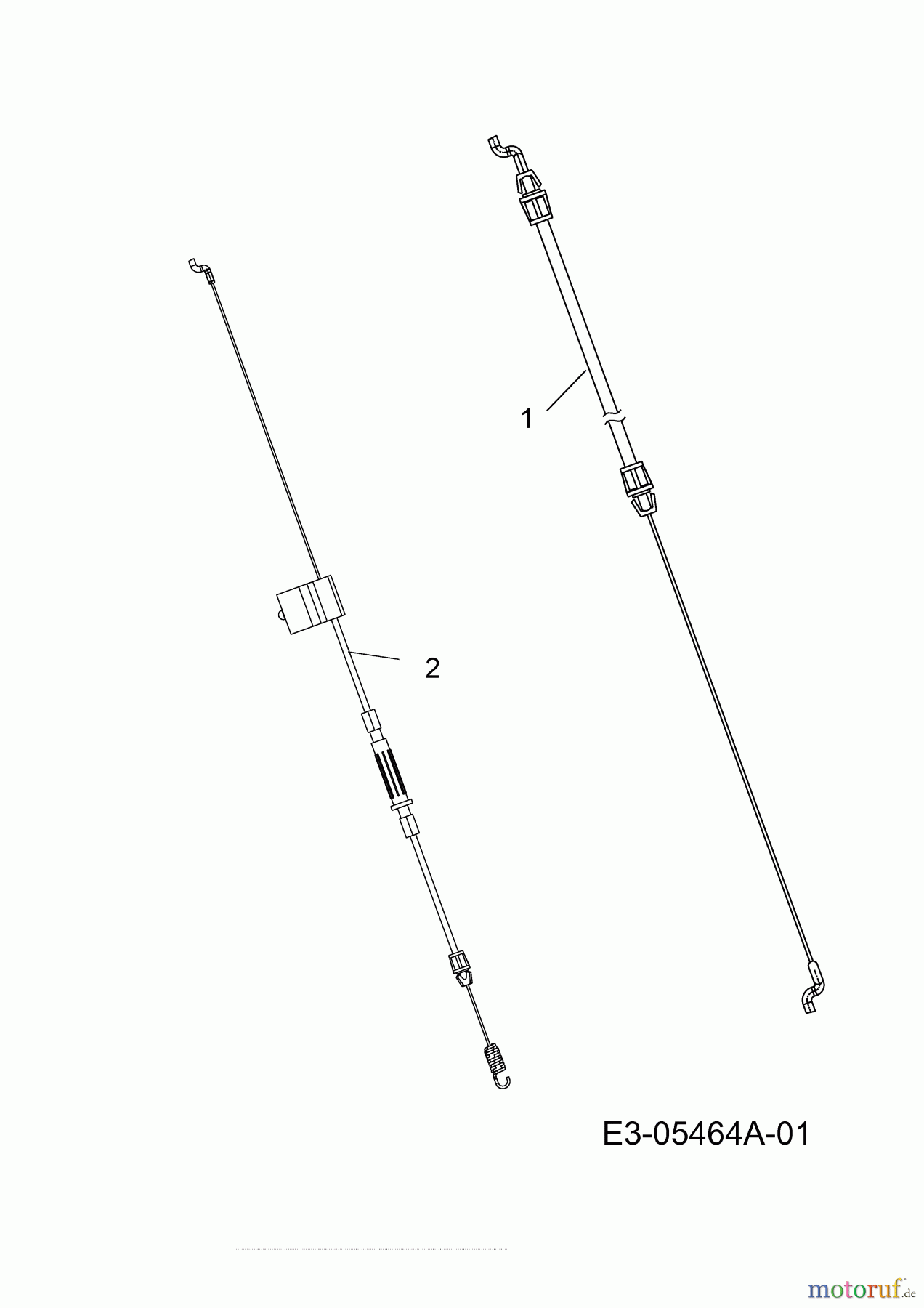 MTD Petrol mower self propelled 4660 SPKHW 12C-J67D600 (2010) Control cables