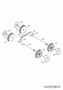 Wolf-Garten UV 35 B 3635000 (2013) Ricambi Height adjustment, Wheels