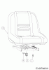 MTD Z 170 DH 17AMCACS678 (2016) Listas de piezas de repuesto y dibujos Seat