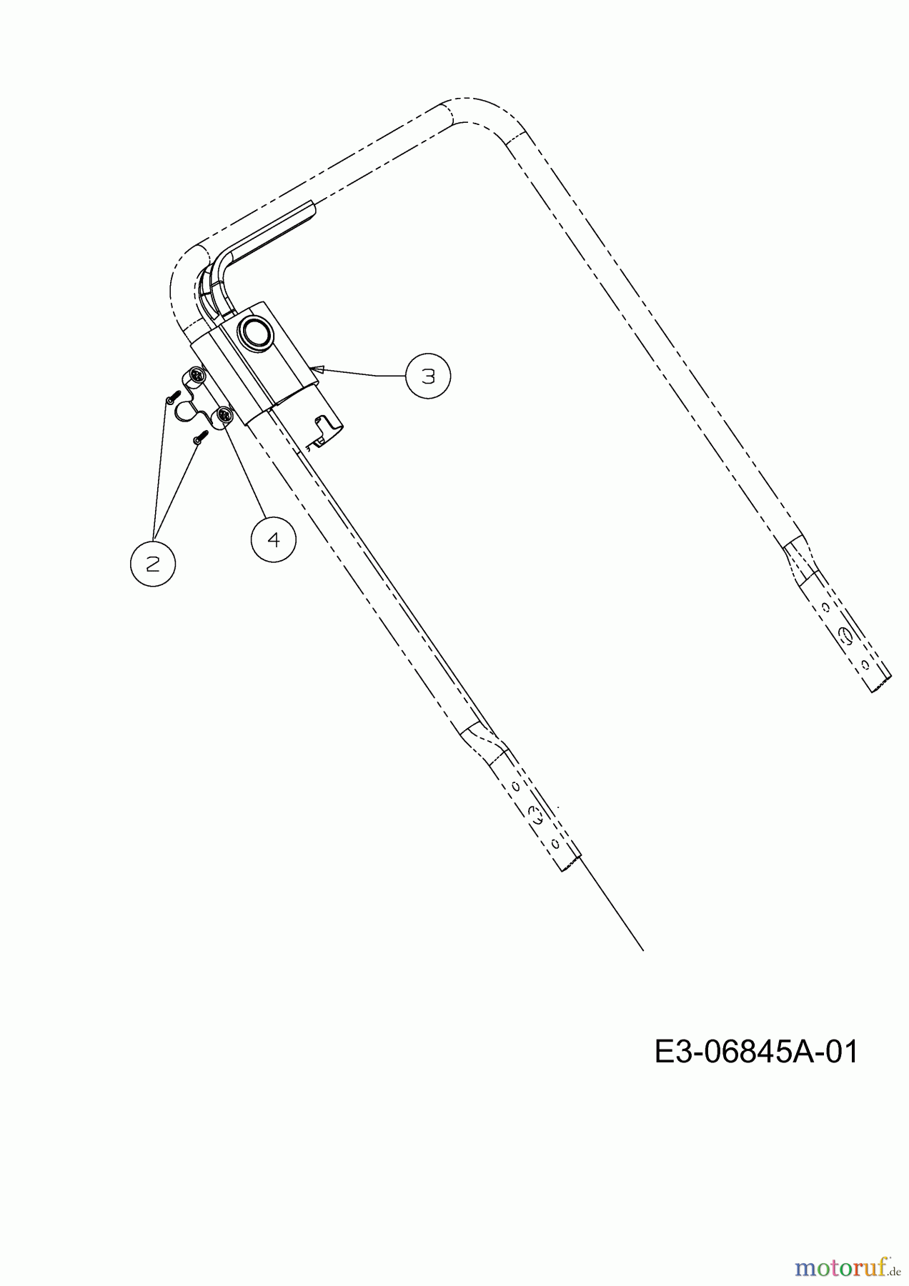 Preisfuxx Electric mower PF 46 E 18B-J1H-628 (2012) Switch