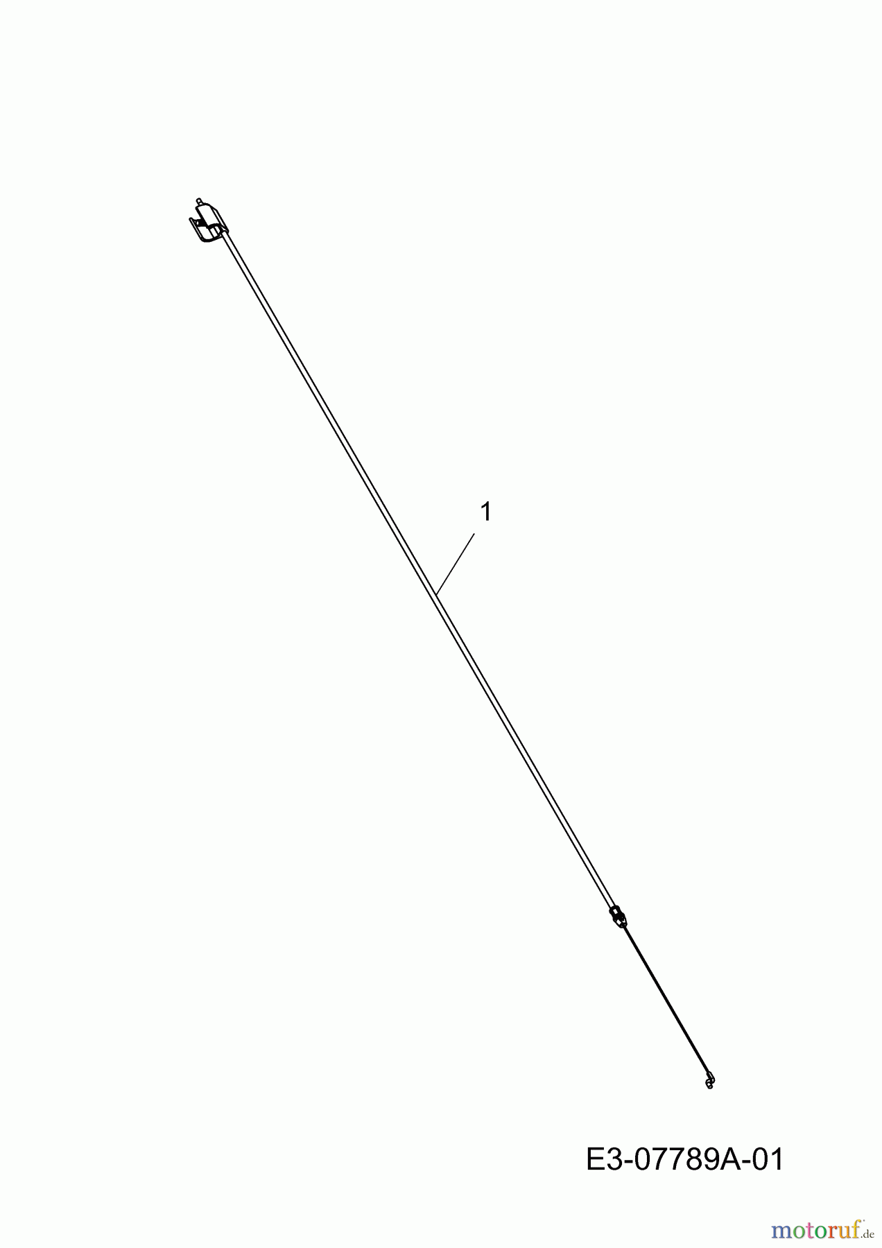 MTD Petrol mower KG 46 MB 11A-700G696 (2012) Control Cable from 25.01.2012