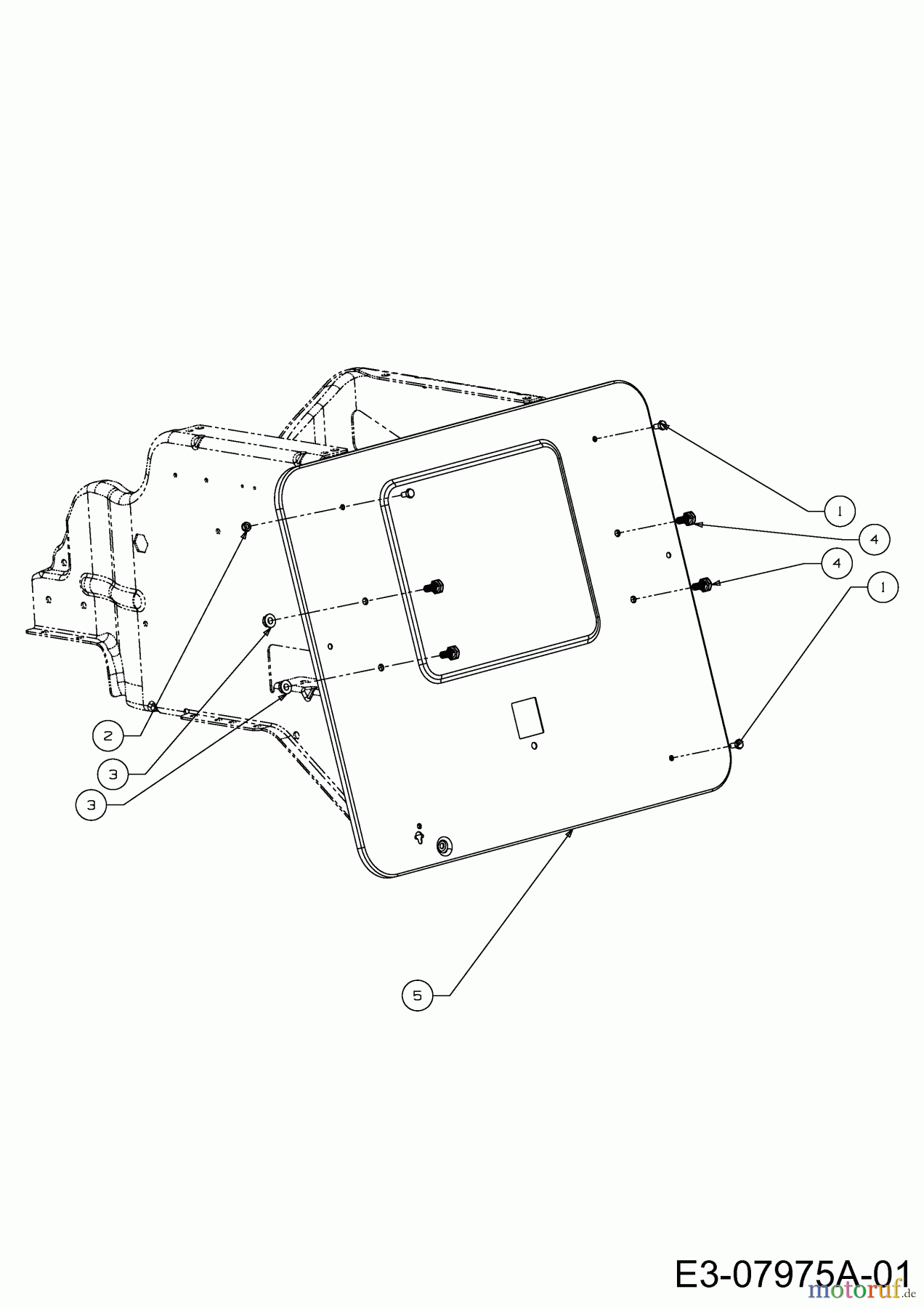 Yard-Man Lawn tractors HG 5175 13AD514G643 (2002) Rear discharge panel