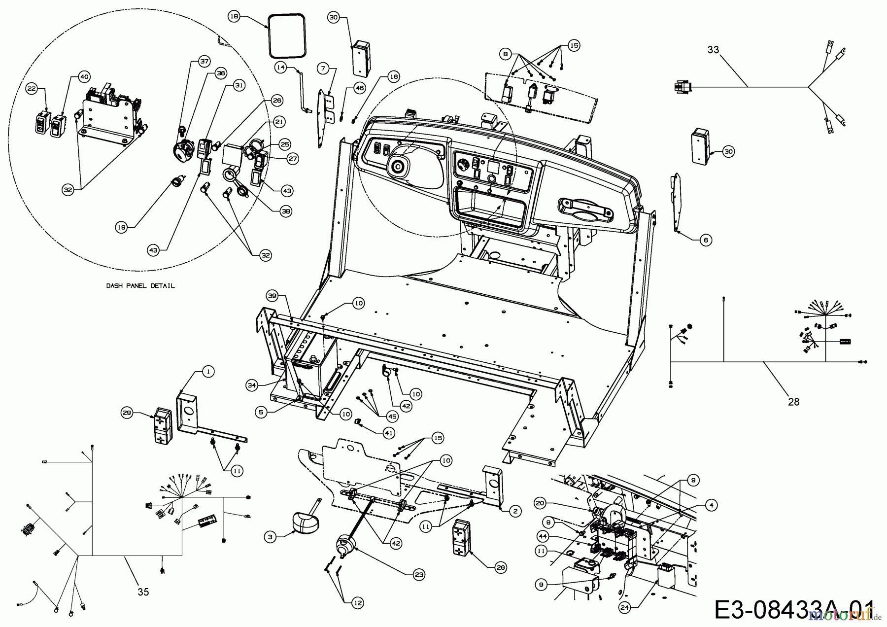  Cub Cadet Utility Vehicle Volunteer 37AK466D603  (2013) Electric parts