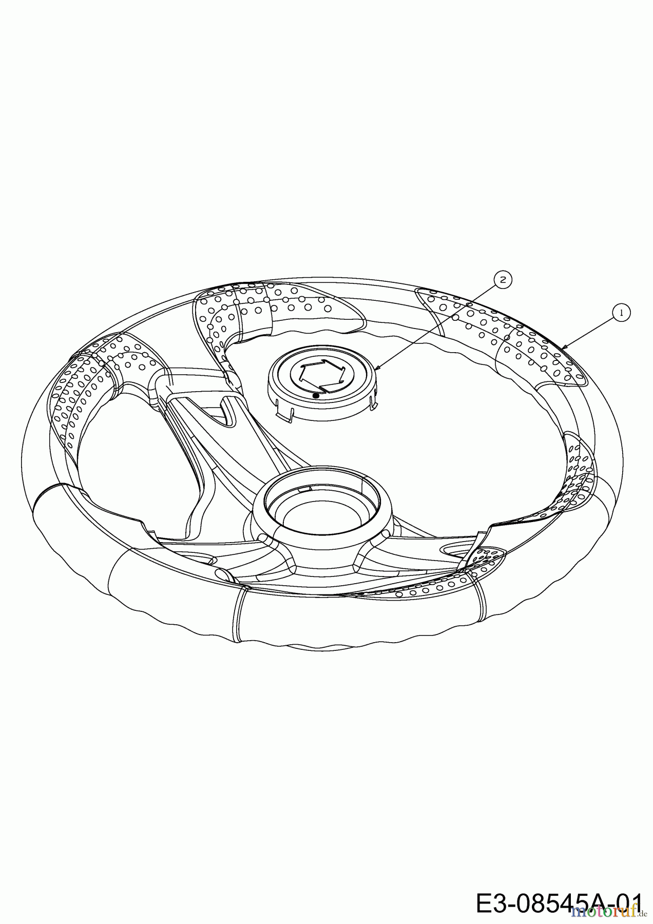  Troy-Bilt Lawn tractors TB 4220 13AP90KS309  (2013) Steering wheel