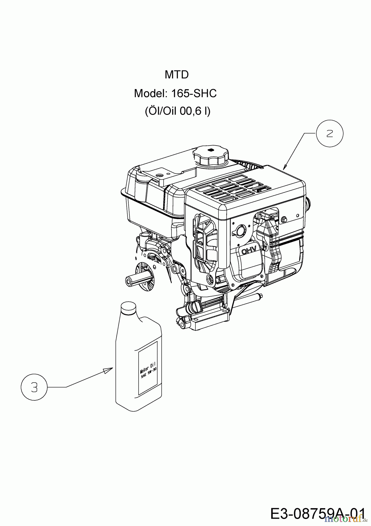  MTD Snow throwers M 61 31A-62C2678  (2016) Engine MTD