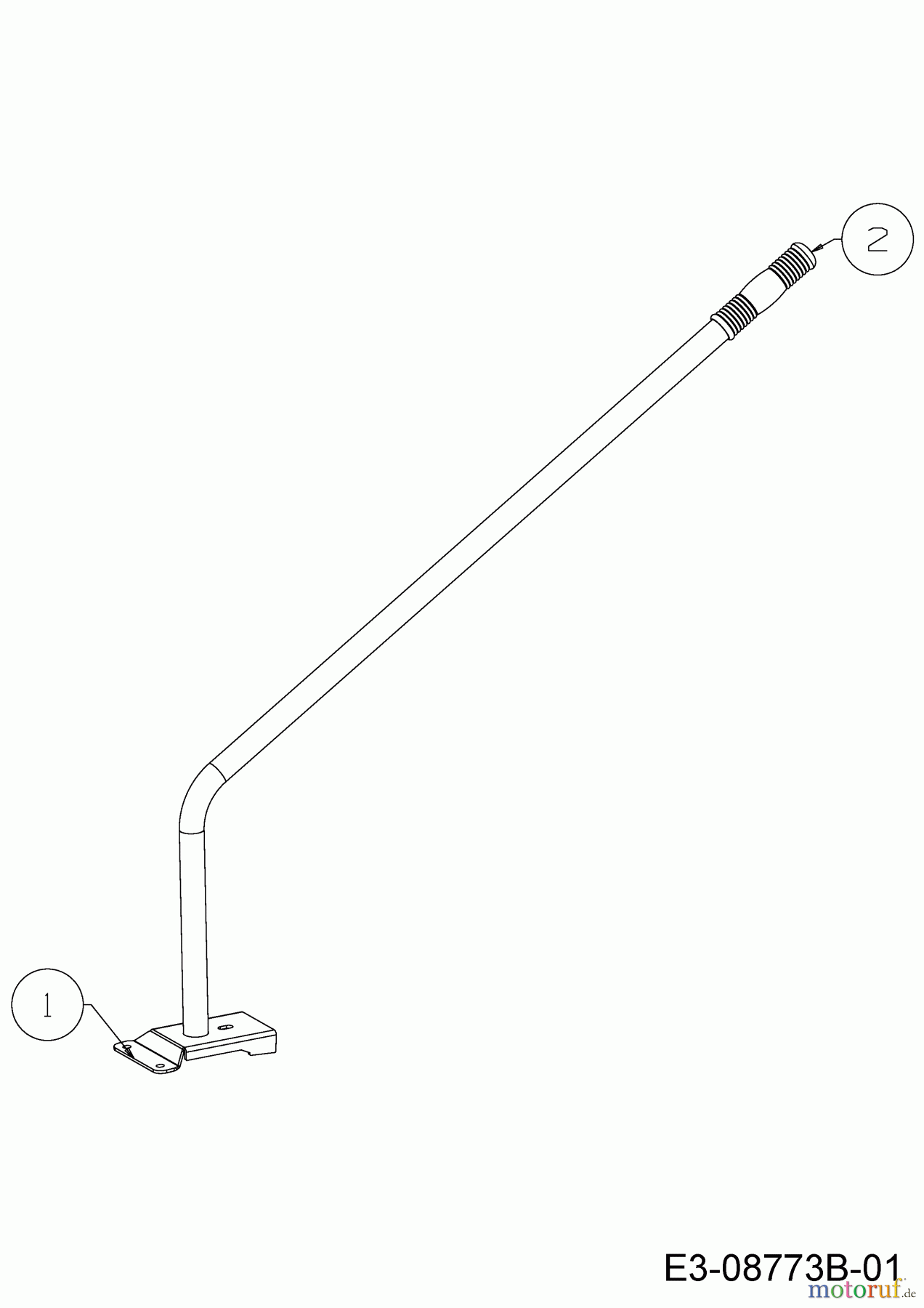  Black-Line Sweeper BLK 7065 24B-812C683  (2015) Adjusting rod sweeper