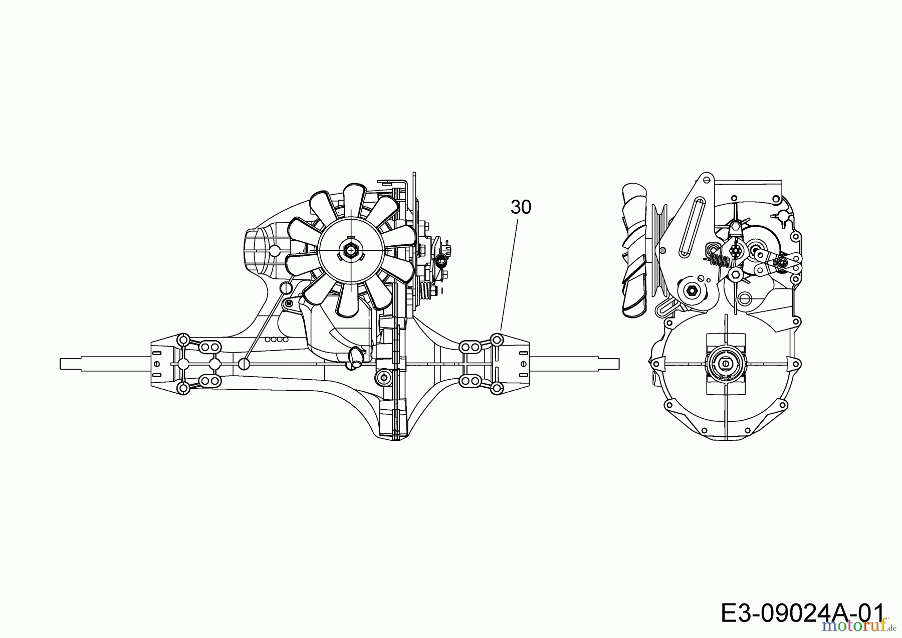  MTD Lawn tractors H 145 13AA698F678  (2004) Hydrostatic gearbox