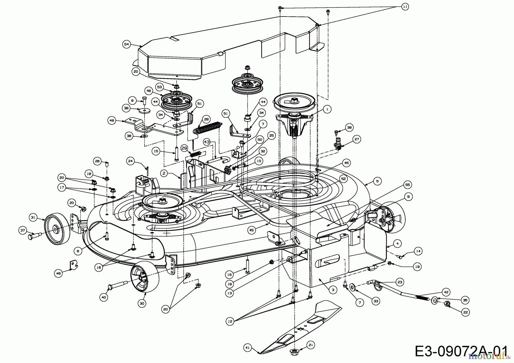 Cub Cadet Lawn tractors CC 1022 KHT 13HP93AT603  (2015) Mowing deck T (46