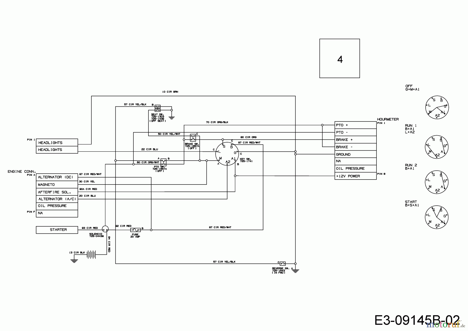 Troy-Bilt Lawn tractors Pony 42 13AD77KS309  (2018) Wiring diagram