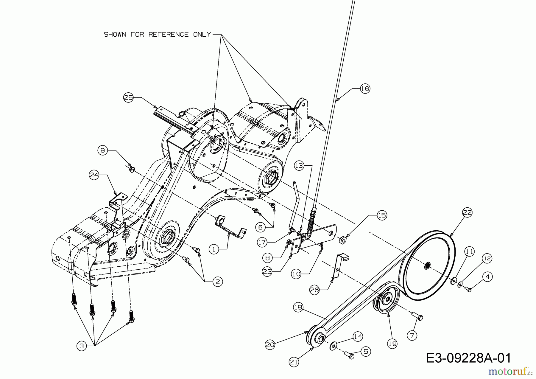  Cub Cadet Tillers RT 65 21AB45M8603  (2017) Drive system