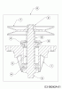Cub Cadet LX 54" 13B7A4CA330 (2017) Ricambi Spindle 618-06979