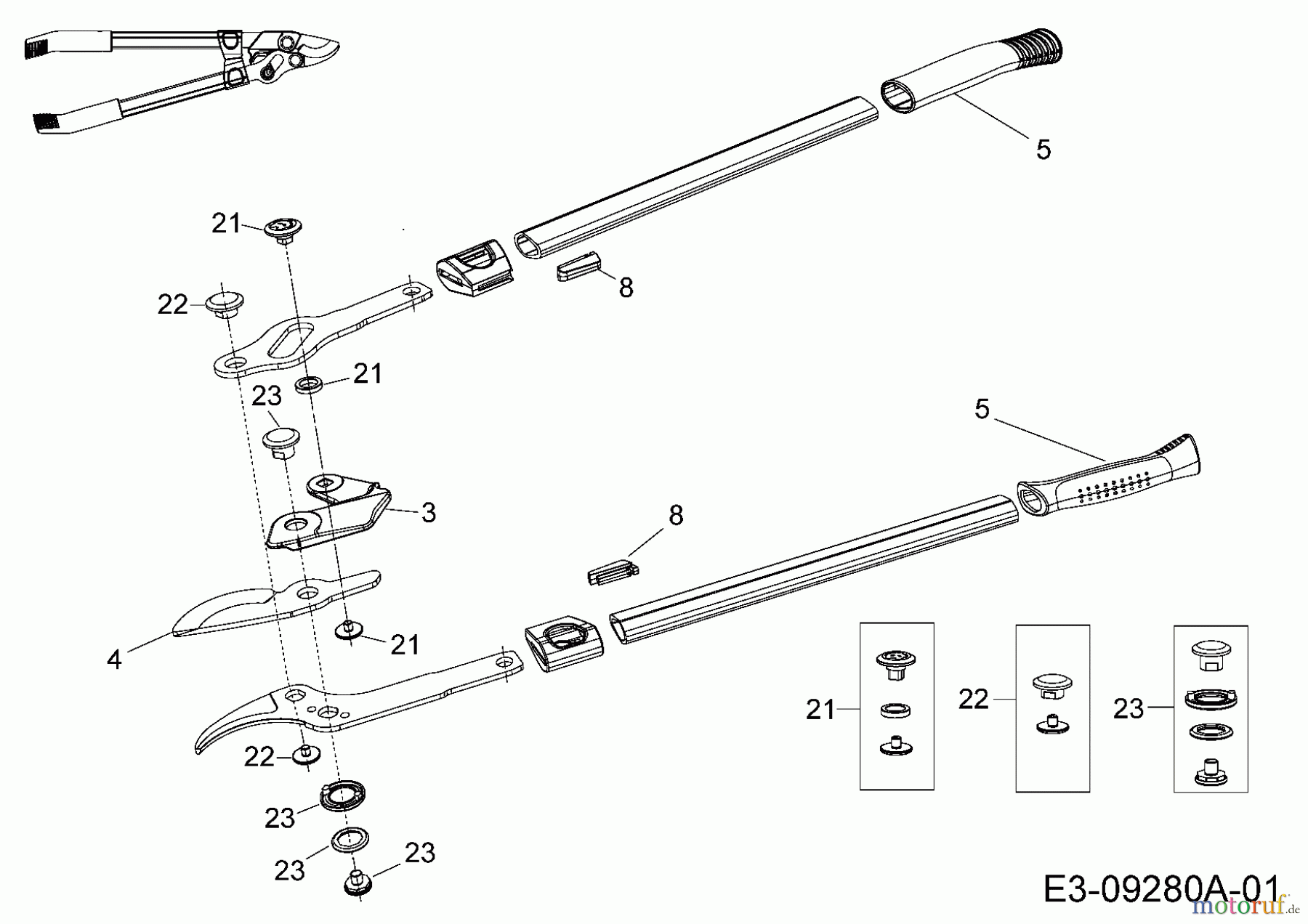  Wolf-Garten Loppers Power Cut RR 750 73AGA006650  (2016) Basic machine